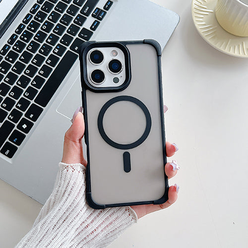 Funda Traslúcida MagSafe Antigolpes para iPhone