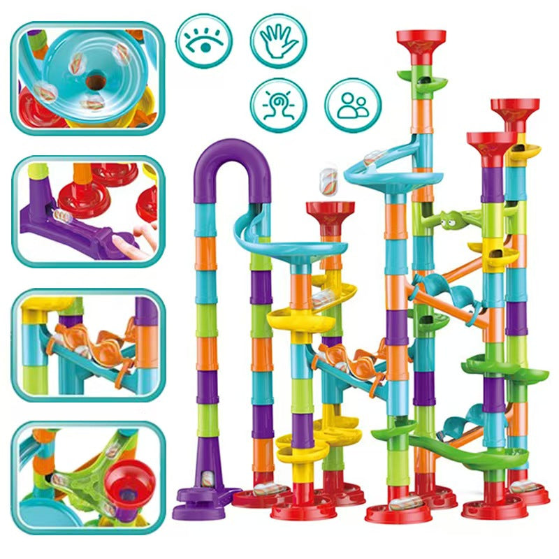 Juego de Construcción Pista de Canicas Marble Run (93 Piezas)