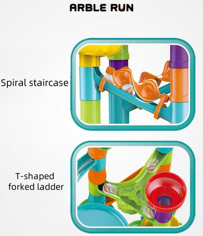 Juego de Construcción Pista de Canicas Marble Run (93 Piezas)