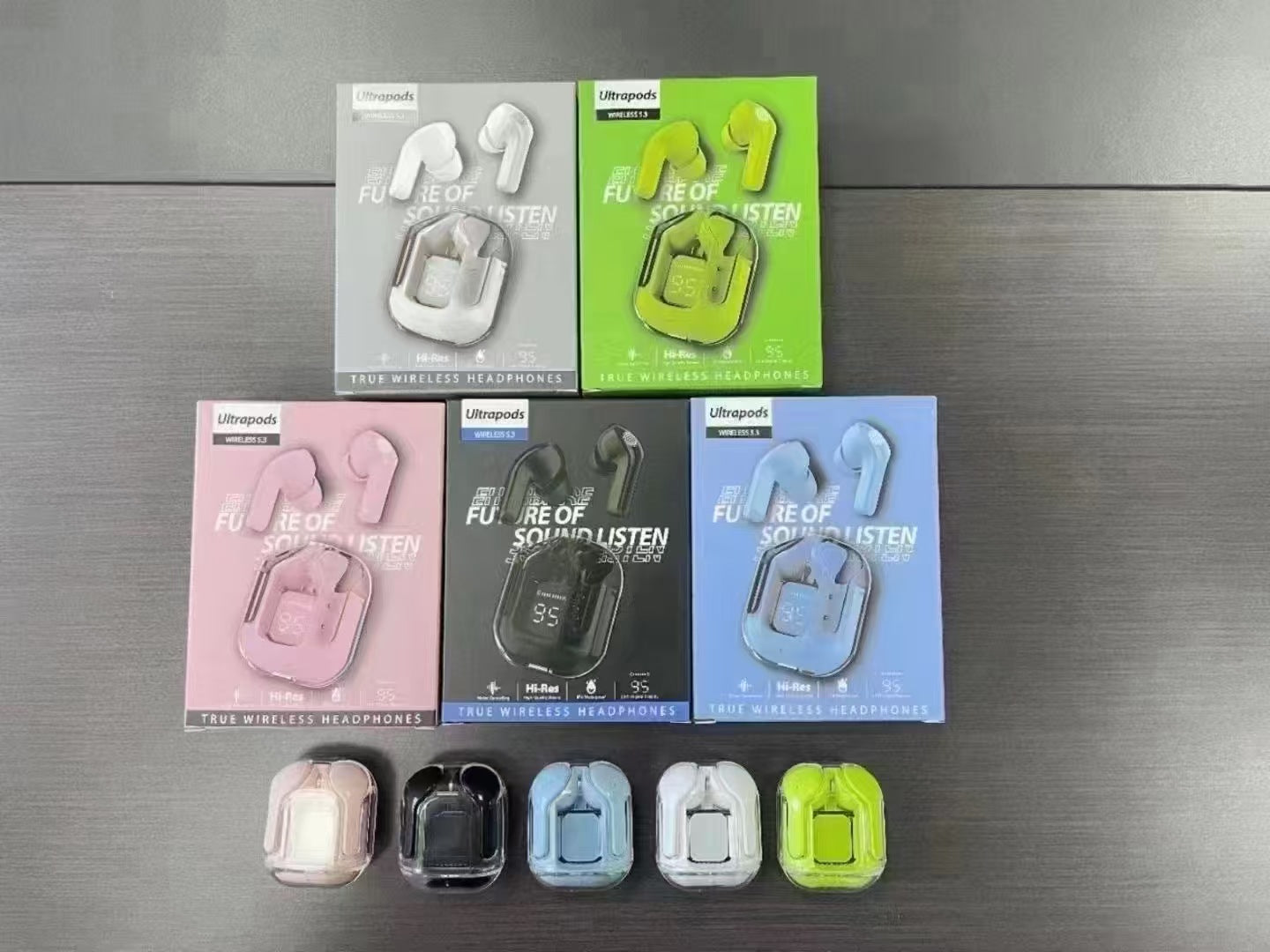 Audífonos Inalámbricos Bluetooth con Pantalla Digital LED