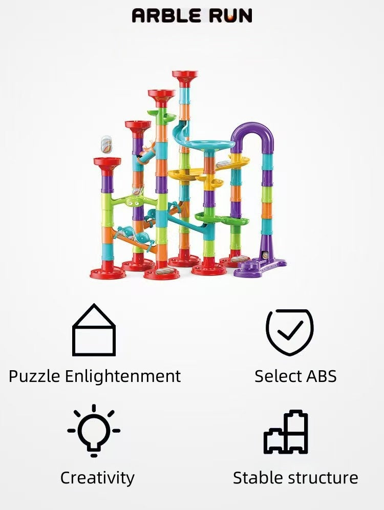 Juego de Construcción Pista de Canicas Marble Run (93 Piezas)