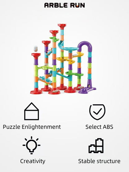 Juego de Construcción Pista de Canicas Marble Run (93 Piezas)