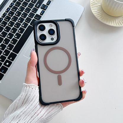 Funda Traslúcida MagSafe Antigolpes para iPhone
