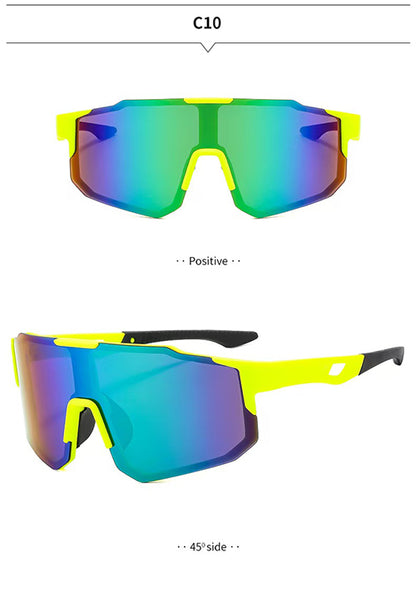 Lentes de Sol Unisex Estilo Deportivo Futurista
