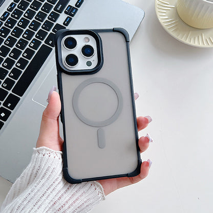 Funda Traslúcida MagSafe Antigolpes para iPhone