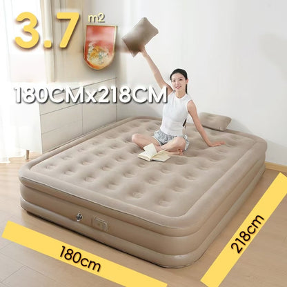Colchón Inflable Inflado Rápido con Bomba Integrada