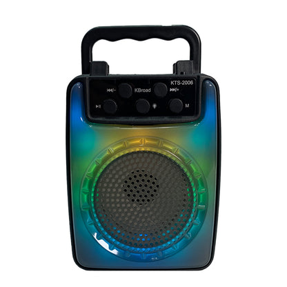 Bocina Portátil Bluetooth con Luces LED RGB
