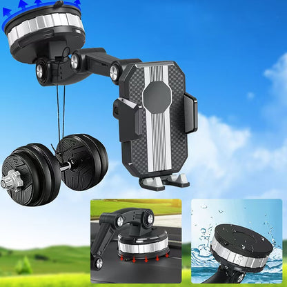 Soporte de Celular para Auto Multiposición con Brazo Extensible y Ventosa de Alto Agarre
