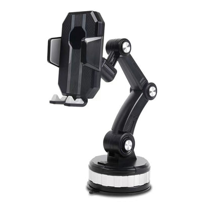 Soporte de Celular para Auto Multiposición con Brazo Extensible y Ventosa de Alto Agarre