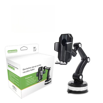 Soporte de Celular para Auto Multiposición con Brazo Extensible y Ventosa de Alto Agarre