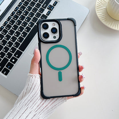 Funda Traslúcida MagSafe Antigolpes para iPhone
