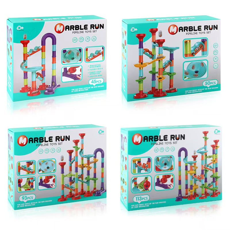 Juego de Construcción Pista de Canicas Marble Run (93 Piezas)