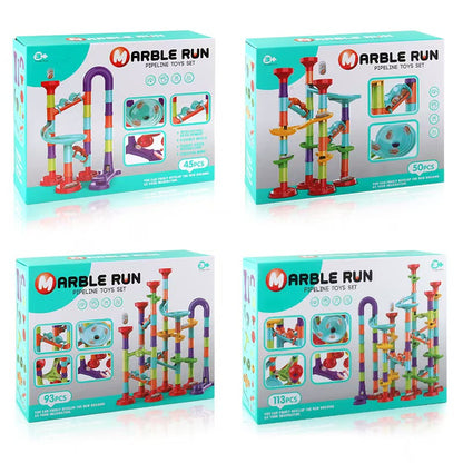 Juego de Construcción Pista de Canicas Marble Run (93 Piezas)
