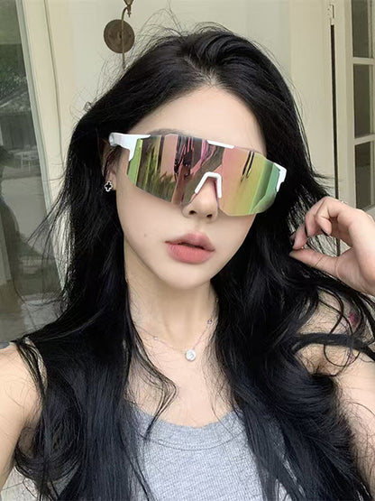 Lentes de Sol Unisex Estilo Deportivo Futurista