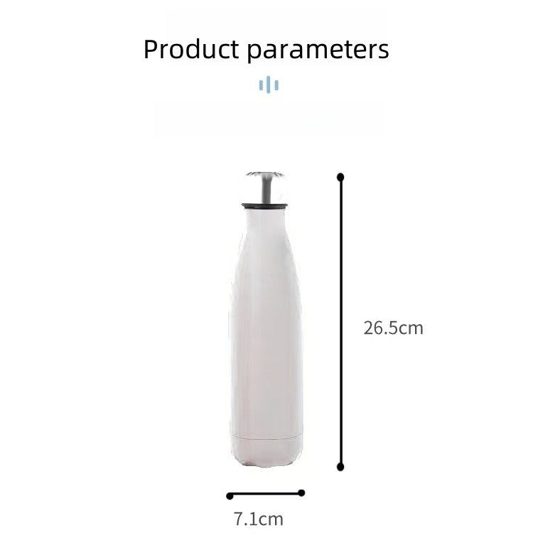 Termo Botella Térmica de Acero Inoxidable Estilo Minimalista
