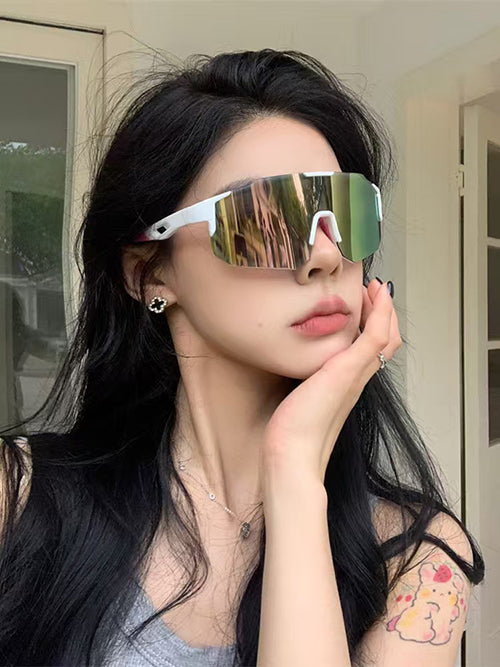 Lentes de Sol Unisex Estilo Deportivo Futurista