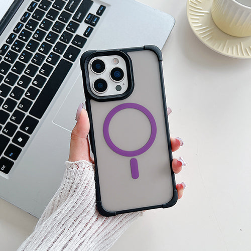 Funda Traslúcida MagSafe Antigolpes para iPhone