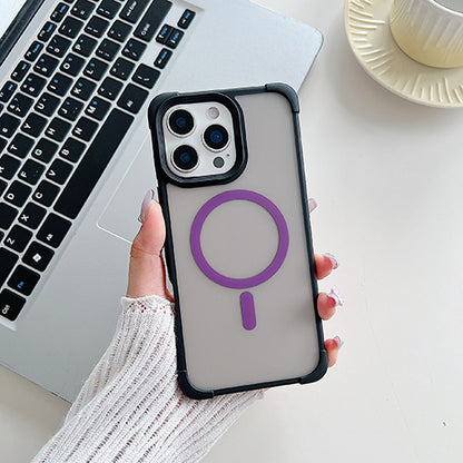 Funda Traslúcida MagSafe Antigolpes para iPhone