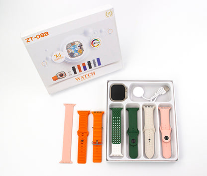 Kit Smartwatch Ultra (ZT-088) con 7 Correas Intercambiables