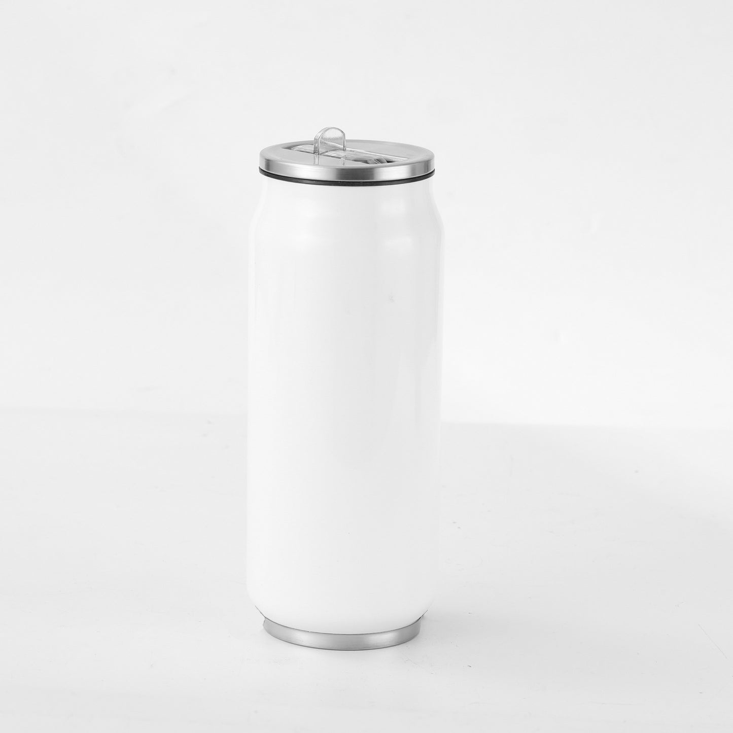 Termo Botella en Forma de Lata de Acero Inoxidable con Sorbedete