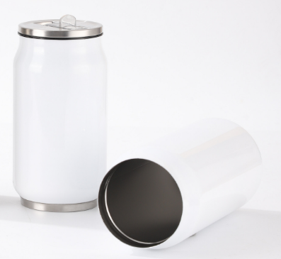 Termo Botella en Forma de Lata de Acero Inoxidable con Sorbedete