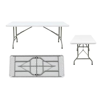 Mesa Plegable Portátil de Plástico Resistente tipo Maletín