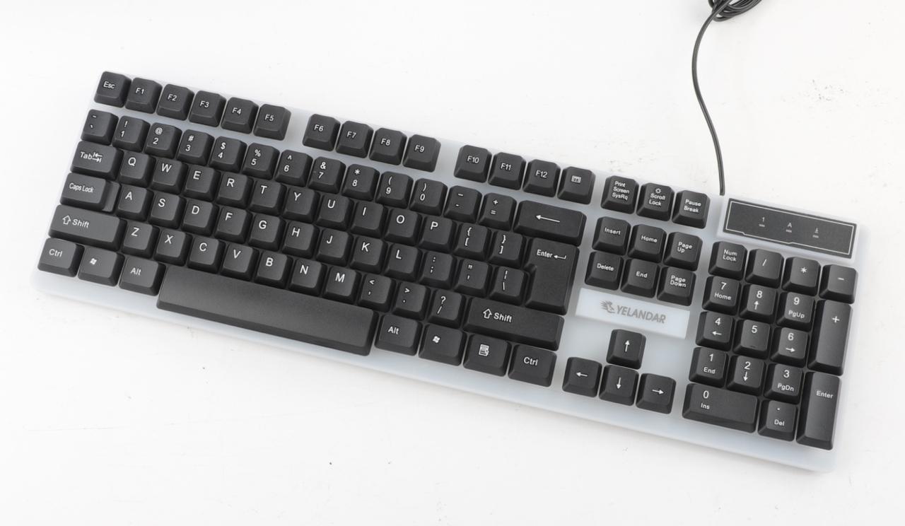 Kit Gamer Teclado Retroiluminado LED y Mouse Ergonómico RGB