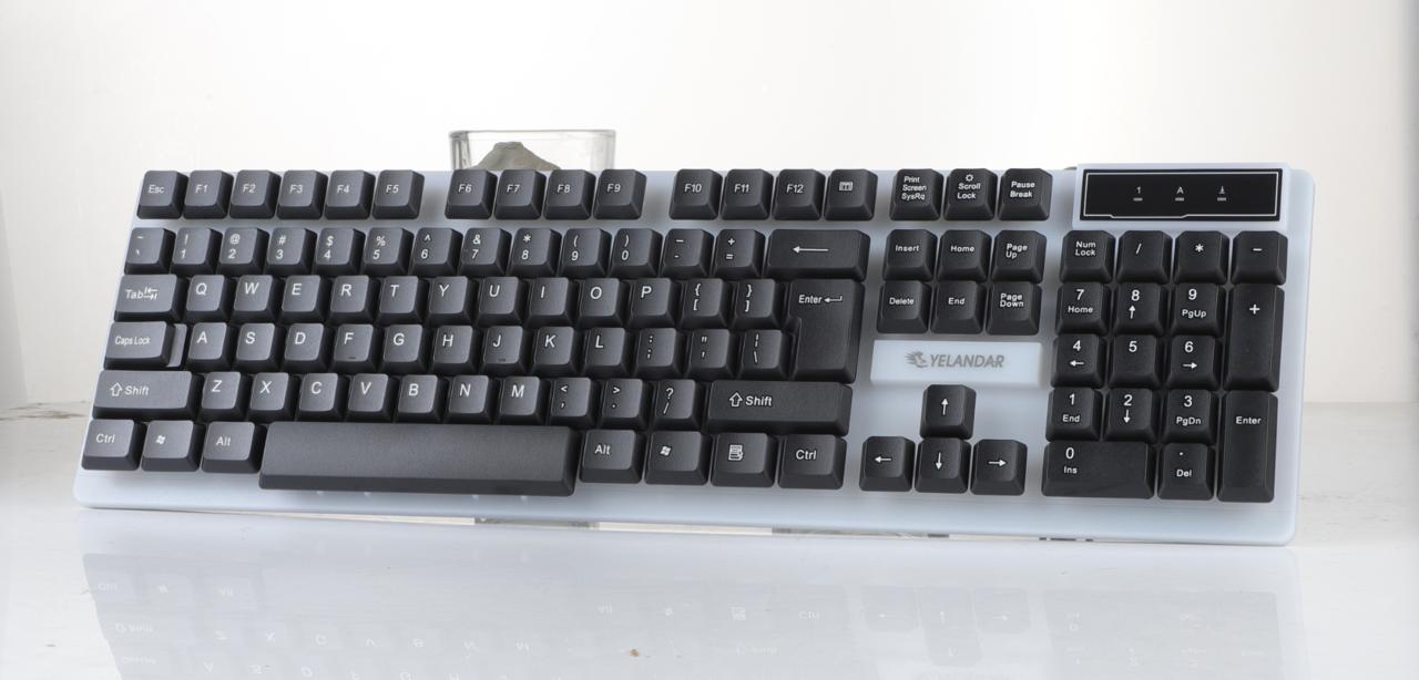 Kit Gamer Teclado Retroiluminado LED y Mouse Ergonómico RGB