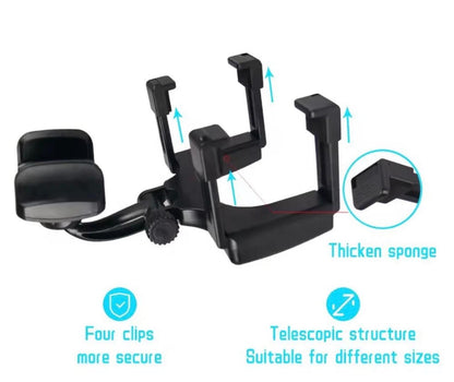 Soporte de Celular para Espejo Retrovisor de Auto