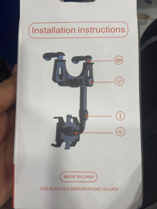 Soporte de Celular para Espejo Retrovisor de Auto
