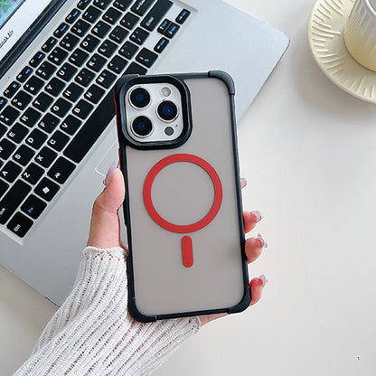 Funda Traslúcida MagSafe Antigolpes para iPhone